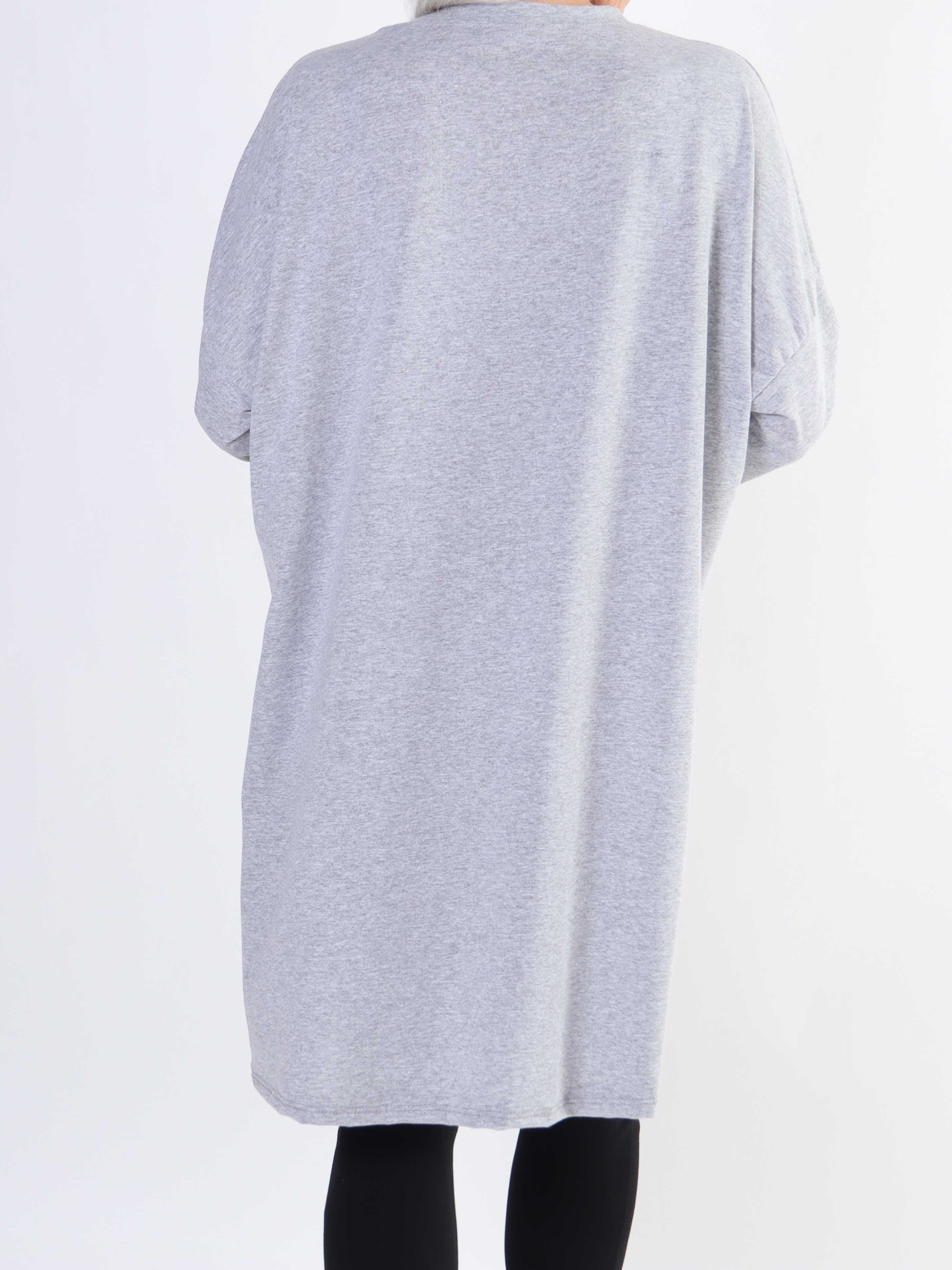 Haniya - Joggingklänning i viskos med Los Angeles-statyett